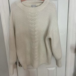 Ava & viv thick cream knit sweater